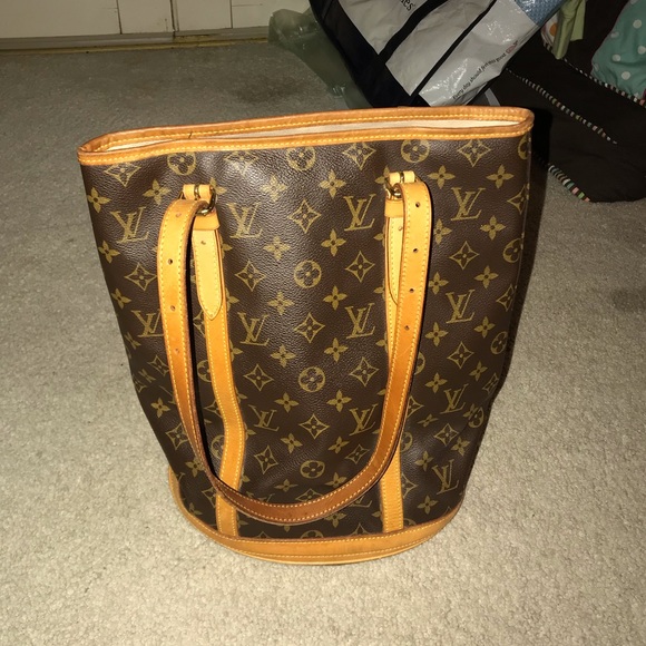 Louis Vuitton Monogram Brown Leather Shoulder Bag - Picture 1 of 5